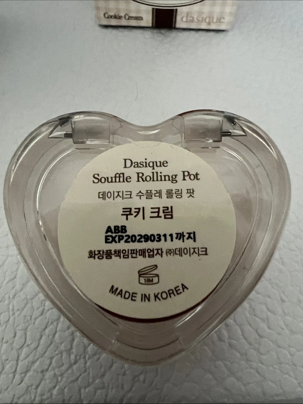 Dasique Rolling Pot Creamy Swirl Lip & Cheek Tint - Mint Choco & Cookie Cream